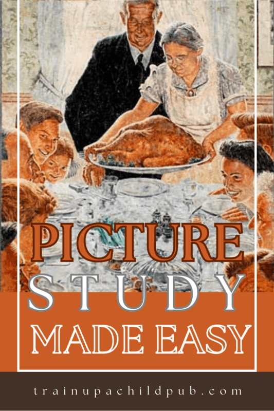 graphic of Norman Rockwell painting