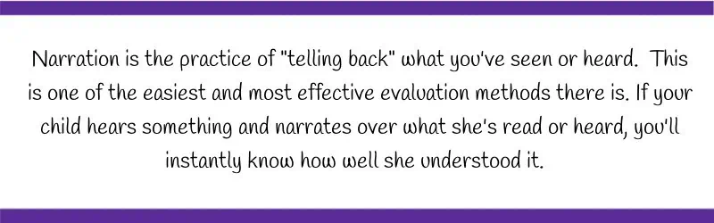 how to teach narration