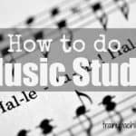 how to do music study