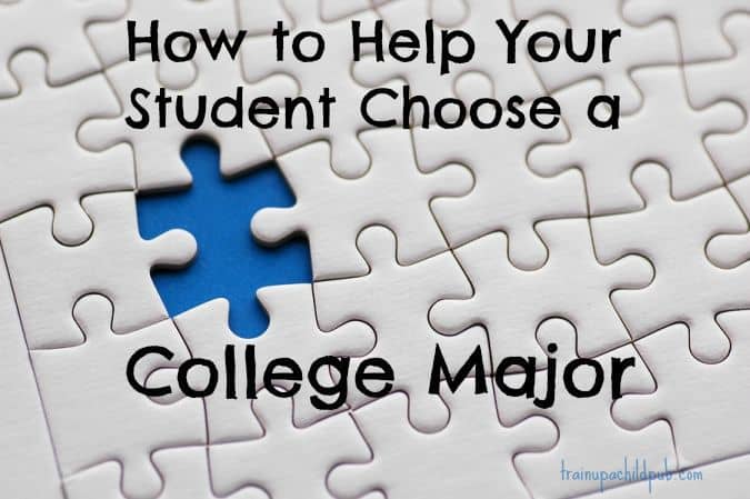how to help your student choose a college major
