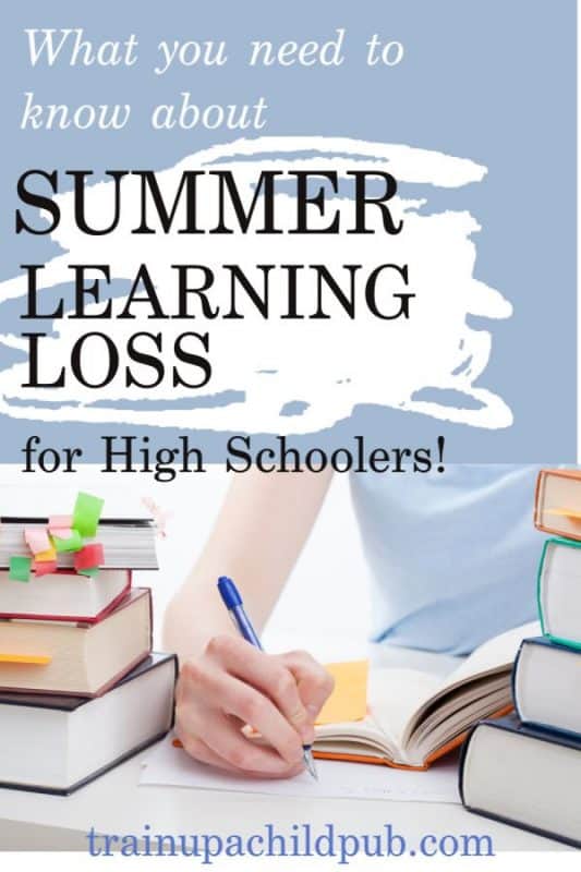 summer learning loss for high school
