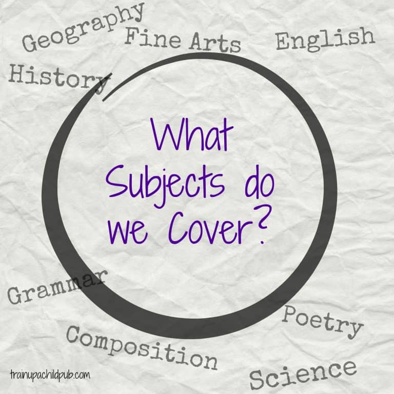 What Subjects do we Cover?