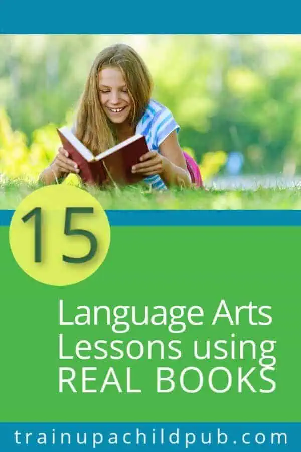 language arts lessons using real books