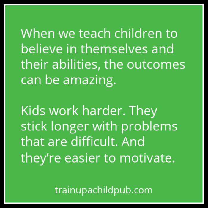 How to teach your children to believe in themselves | Train up a Child ...