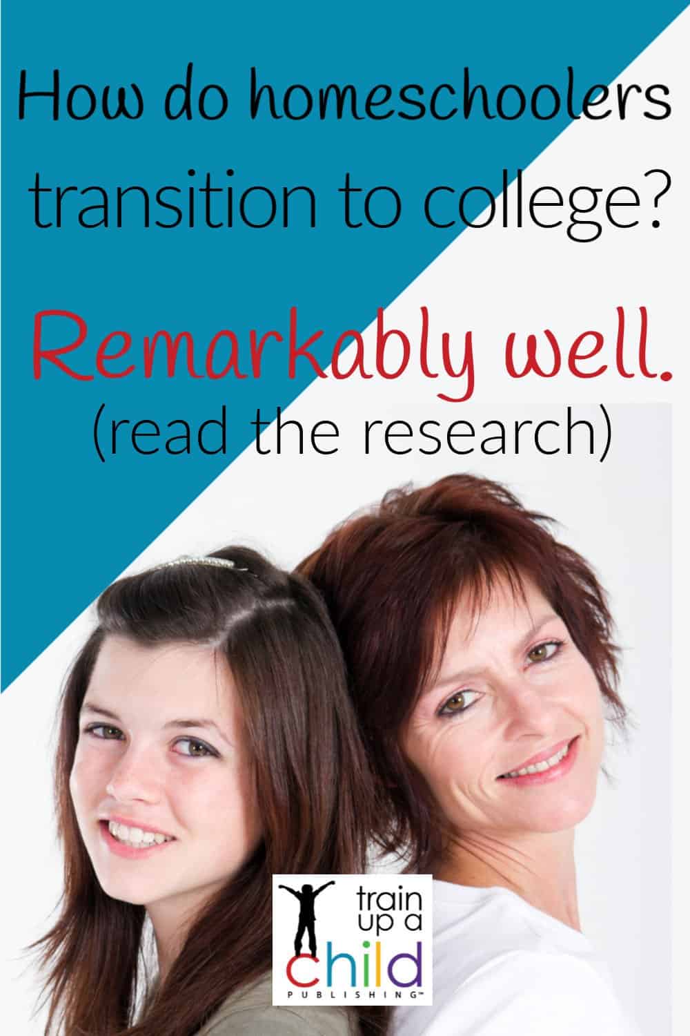 homeschooling mom and daughter are excited about college