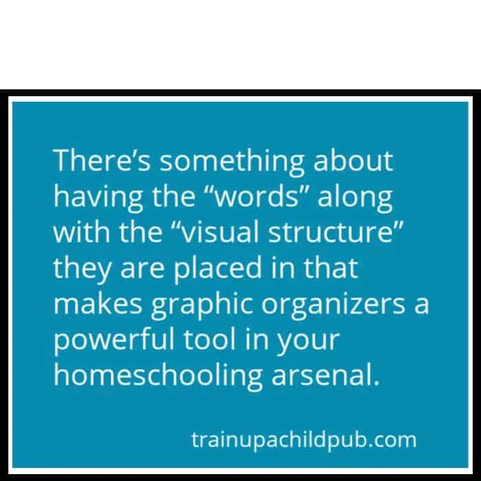 quote about graphic organizing turning on kids's brains
