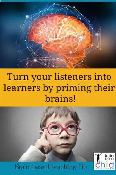 priming this child's brain leads to learning