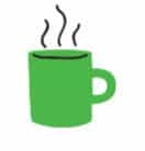 providing your kids lifegiving homeschooling and drink coffee in a green cup