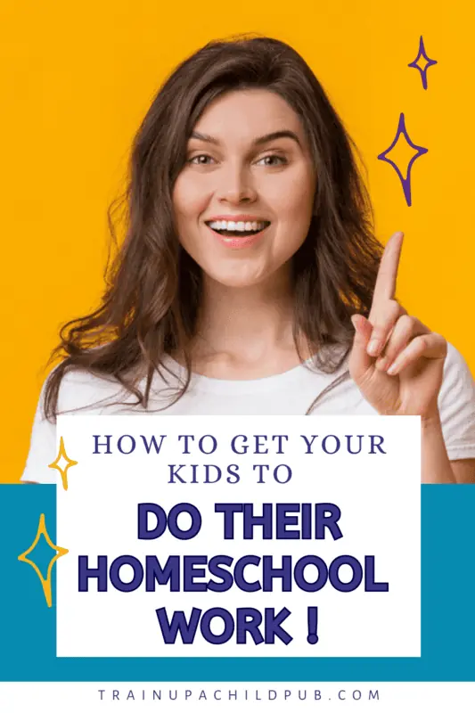 Homeschool mom who figured out how to get her kids to get their homeschool work done!